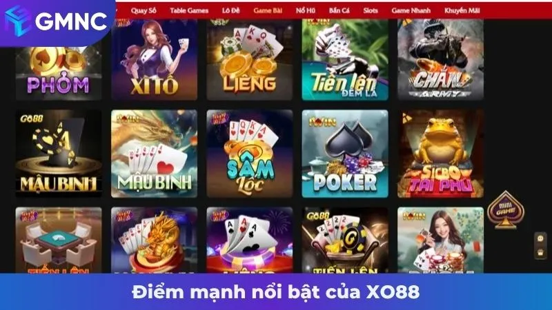 Điểm mạnh nổi bật của XO88